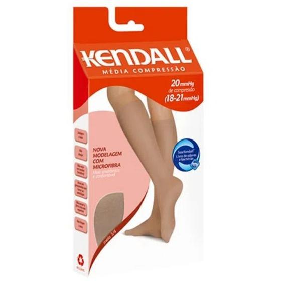 Meia 3/4 Media Compressão Com Ponteira Mel 18-21Mmhg Kendall - Unissex - M Menor preço em Meia 3/4 Media Compressão Com Ponteira Mel 18-21Mmhg Kendall - Unissex - M