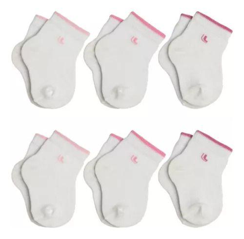 Imagem de Meia Bebe Meia Lupo Infantil Kit 6 Pares Original Lupo