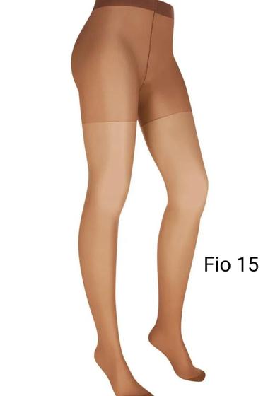 Imagem de Meia-Calça Adulto Fio 15 Fina Transparente Trifil LD