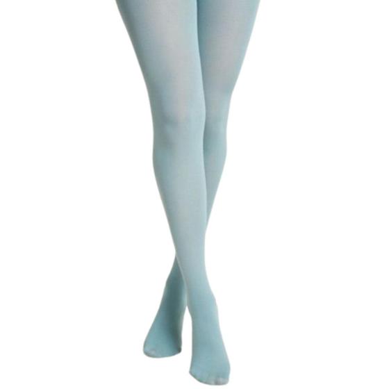 Imagem de Meia Calça Ballet com Pé Fio 40 cor Azul Claro