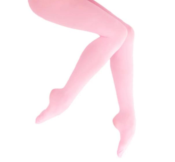 Imagem de Meia calça com pé adulto rosa só dança