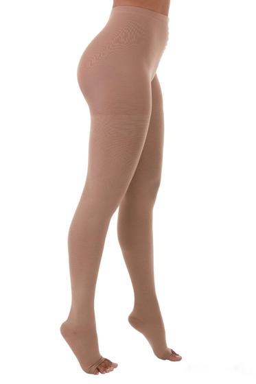 Imagem de Meia-Calça Curta Comfortline Venosan 20-30mmHg Aberta bege