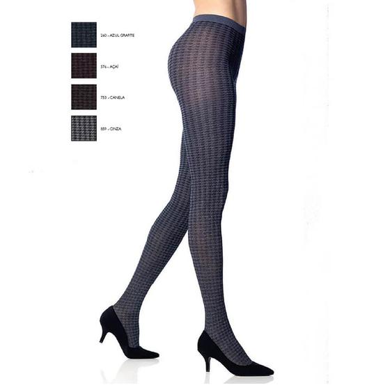 Imagem de Meia Calça Fio 70 Lupo 05815-001 Pied-de-Poule
