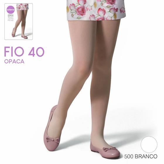 Imagem de Meia Calça Infantil Fio 40 Opaca Selene