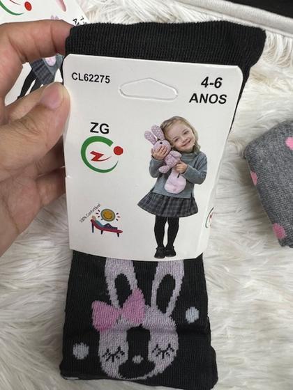 Imagem de Meia calça Infantil inverno  Com Pé Menina/Menino( 1 Anos--14 Anos)