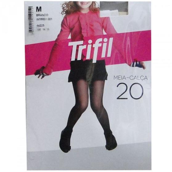 Imagem de Meia Calça Infantil Natural Fio 20 Menina Trifil