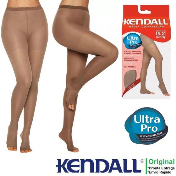 Imagem de Meia Calça Longa Kendall De Média Compressão Pós Cirurgia Modelo Sem Ponteira P Ao XG