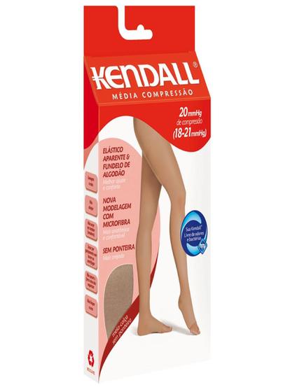 Imagem de Meia-Calça Média Compressão Kendall 1701 Feminina Sem Ponteira (18-20 mmHg) T. P/XG