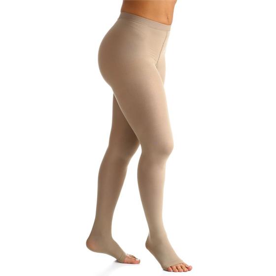 Imagem de Meia Calça Sigvaris Select Comfort Premium 20-30 mmHg G (Tamanho Grande) Normal, Cor Natural, Ponteira Aberta