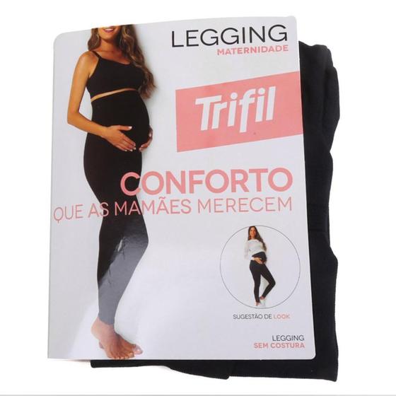 Imagem de Meia Calça Trifil Legging Maternidade Sem Costura Feminina