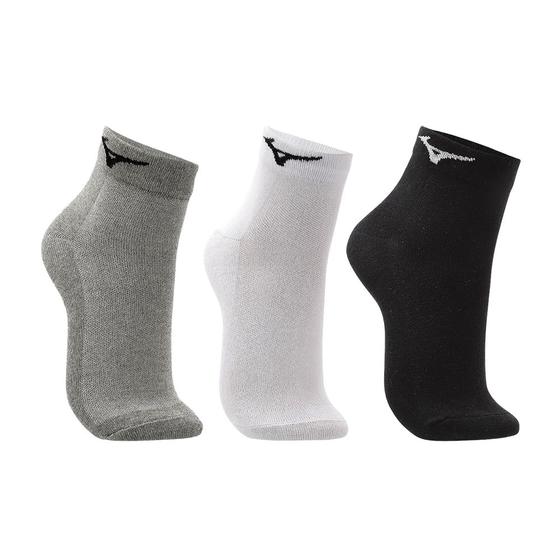 Imagem de Meia Cano Curto Mizuno Basic Tam. 39-44 Pacote Com 3 Pares