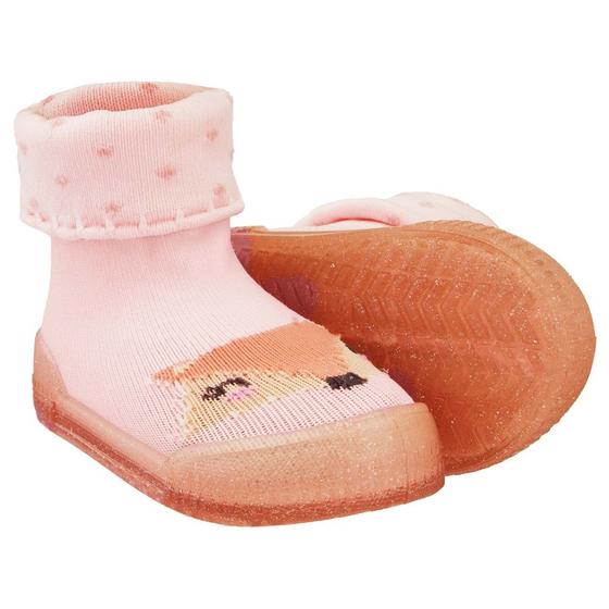 Imagem de Meia Com Sola Comfort Com Vira Pimpolho Menina