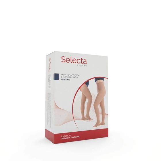 Imagem de Meia de Compressão Dynamic 7/8 30-40mmHg Curta Helanca Selecta