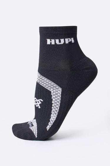 Imagem de Meia HUPI Running Pro Prime Preto e Branco - LT para pés menores 34-38