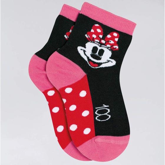 Imagem de Meia Infantil Lupo Kids Disney 100 Anos Minnie