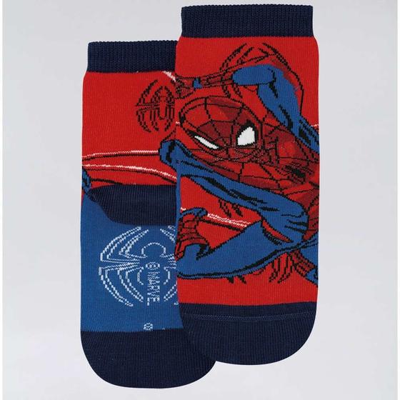 Imagem de Meia Infantil Lupo Kids Spider Man Vermelha