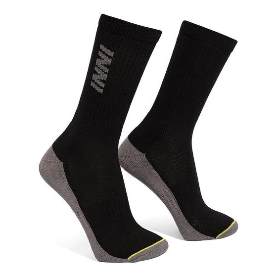 Imagem de Meia Inni Cano Alto Game Com 02 Pares Preta