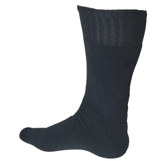 Imagem de Meia Masculina Bota Coturno Militar Cano Longo Alto Verde/Preta