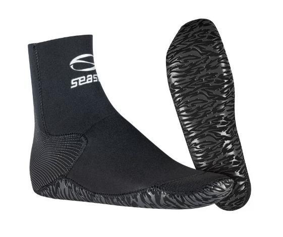 Imagem de Meia Mergulho Neoprene Antiderrapante 3mm Seasub Pesca Sub aquática