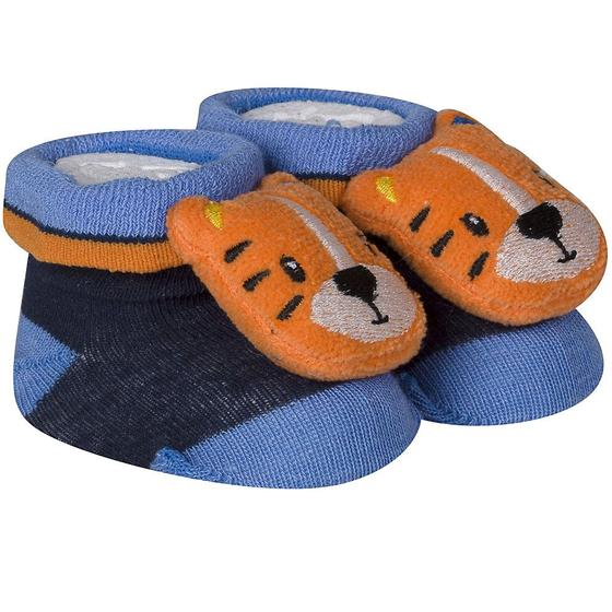 Imagem de Meia Pantufa Bebê Recém Nascido Menino