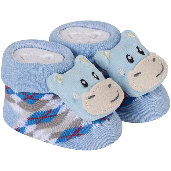 Imagem de Meia Pantufa Bebê Recém Nascido Menino