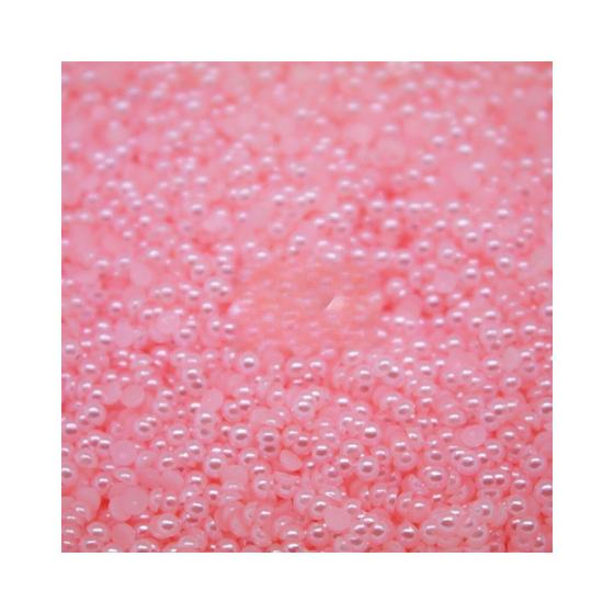 Meia Perola Para Colagem Em Abs 3mm 250Gr - LADEIRA BIJUTERIAS Imagem de Meia Perola Para Colagem Em Abs 3mm 250Gr