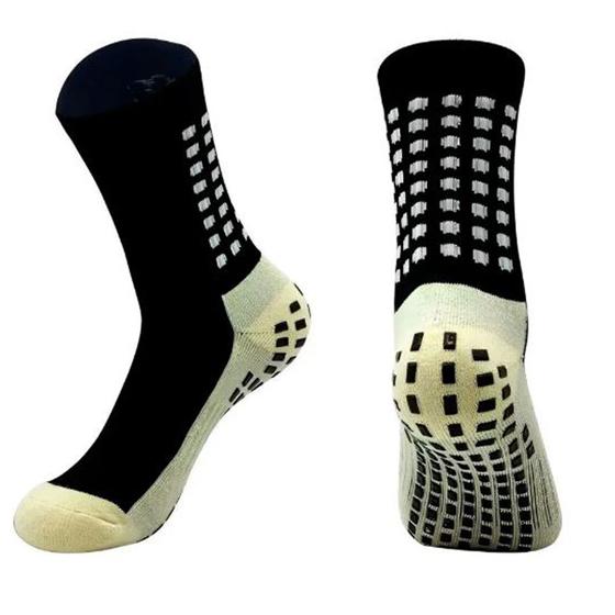 Imagem de Meia Pro Socks Grip Unissex - Preto e Amarelo