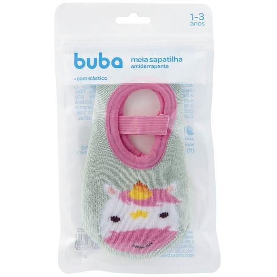 Imagem de Meia sapatilha antiderrapante unicornio m buba