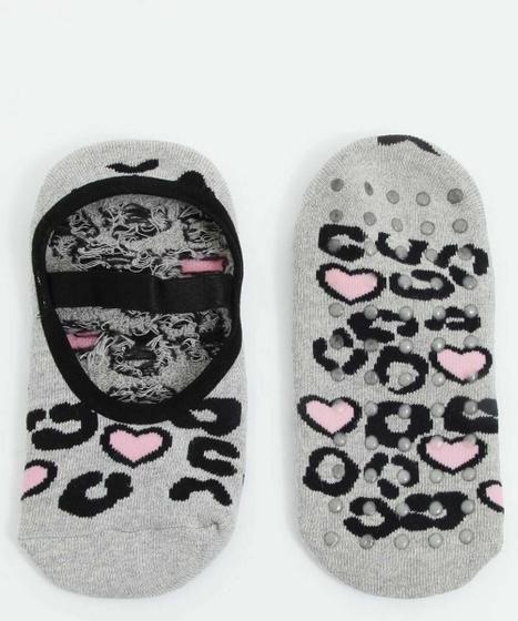 Meia Sapatilha Feminina Antiderrapante Estampada Marisa Menor preço em Meia Sapatilha Feminina Antiderrapante Estampada Marisa