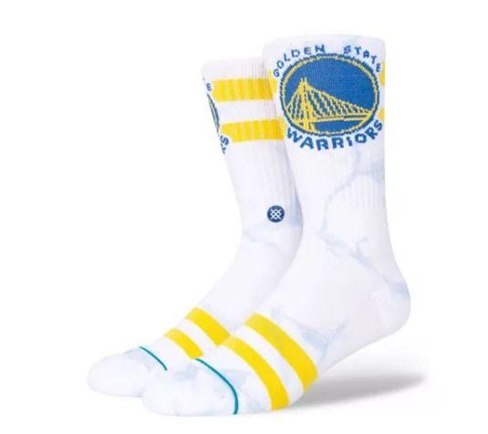 Imagem de Meia Stance Cano Medio Nba Warriors Dyed - Blue