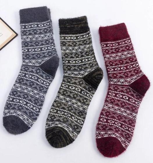 Imagem de Meia tricot inverno masculino básica