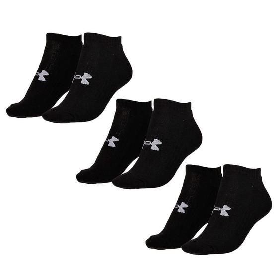 Imagem de Meia under armour core cotton - preto m