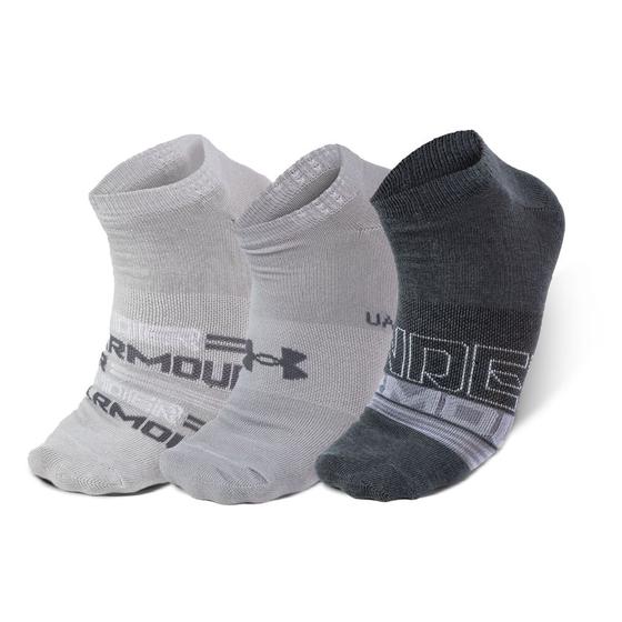Meia Unissex Under Armour Essential Invisivel - Pacote com 3 pares Menor preço em Meia Unissex Under Armour Essential Invisivel - Pacote com 3 pares