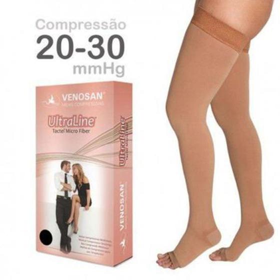 Meia Venosan 7/8 Ultraline 4000 Compressão 20-30 Pé Aberto Menor preço em Meia Venosan 7/8 Ultraline 4000 Compressão 20-30 Pé Aberto