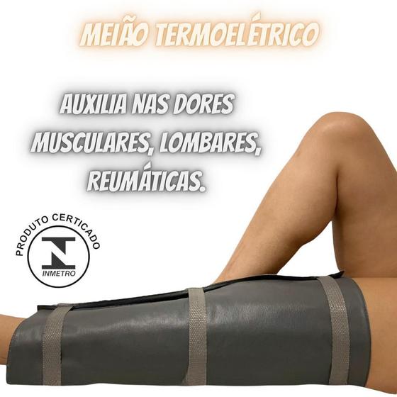 Imagem de Meião Termo-Elétrico Para Tratamento Muscular E Bem Estar
