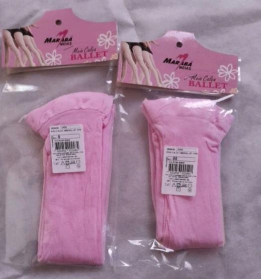 Imagem de Meias calça fio 40 Ballet cor Rosa,Salmão, Bege, Preta 