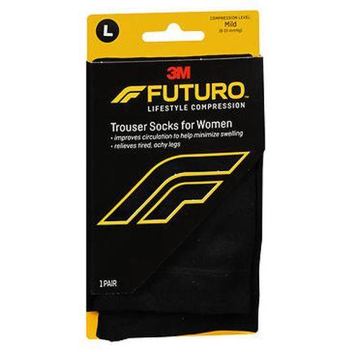 Imagem de Meias de Compressão Futuro Lifestyle para Mulheres - Pacote com 2 (Preto, Tamanho Grande)