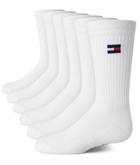 Imagem de Meias Esportivas Tommy Hilfiger para Crianças - Pacote com 6 Pares