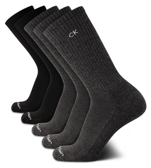 Imagem de Meias redondas Calvin Klein Performance Cushion Comfort, 5 pares