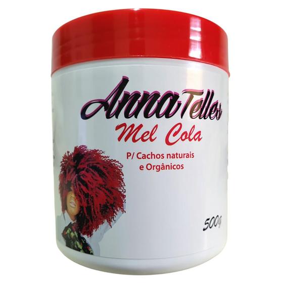 Imagem de Mel Cola Anna Telles Cachos Definidos - Cabelos Naturais ou Orgânicos - 500g