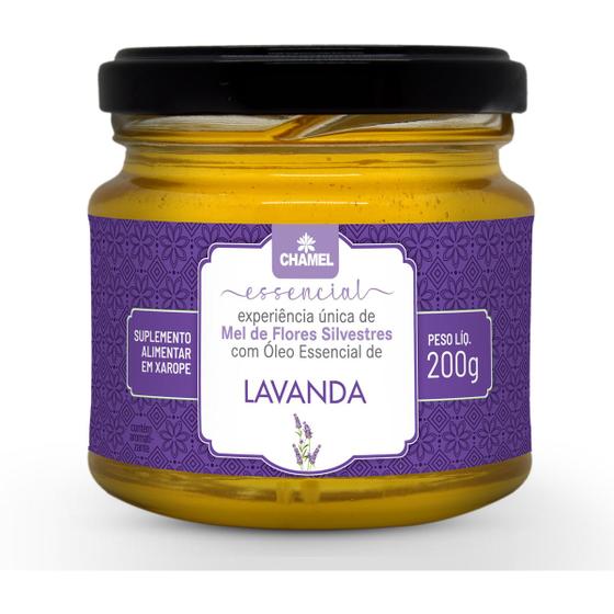 Imagem de Mel Com Óleo Essencial de Lavanda 200g - Chamel