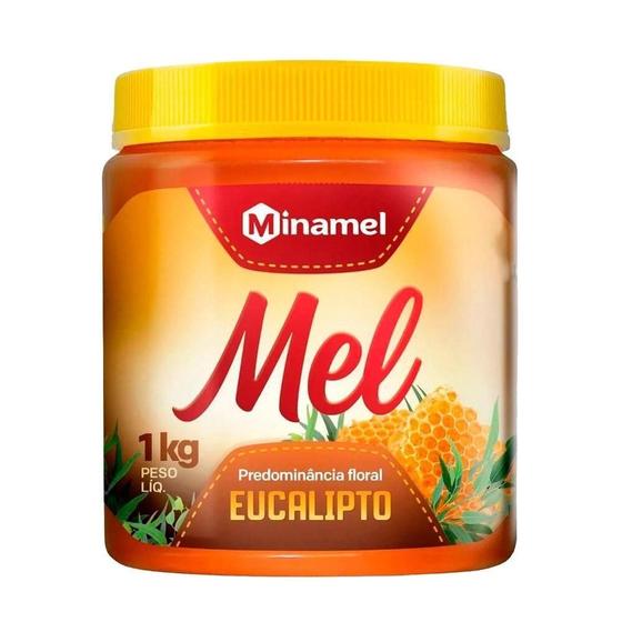 Imagem de Mel Eucalipto Predominância Floral Pote 1kg  - Minamel