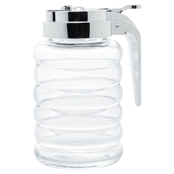 Imagem de Meleira de Vidro Lyor com Tampa Cromada 280 ml