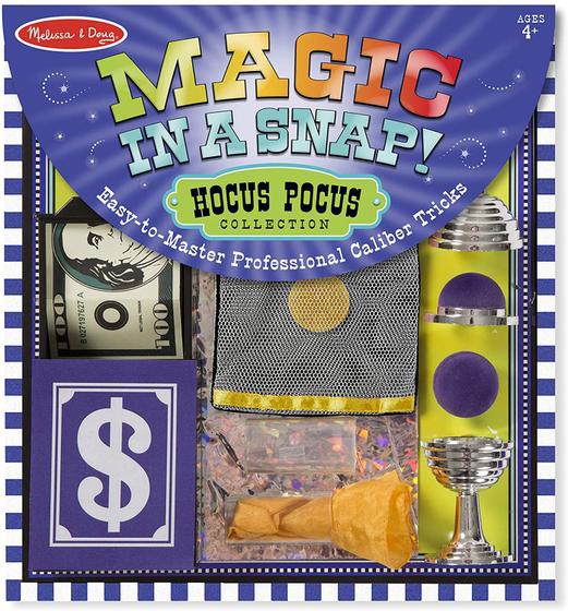 Imagem de Melissa &amp Doug Magic em um Snap! Conjunto de truques mágicos da coleção Hocus Pocus (12 pcs)