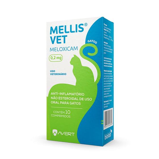 Imagem de Mellis Vet 0,2mg Para Gatos 10 Comprimidos