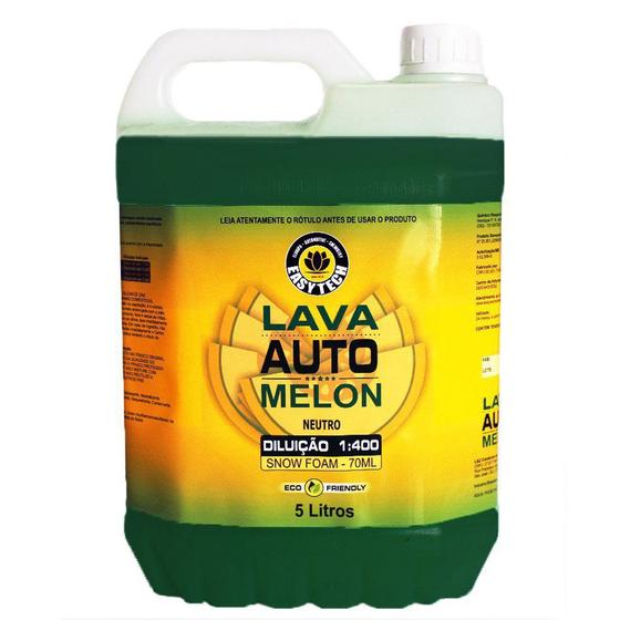 Imagem de Melon Shampoo Automotivo Super Concentrado 1:400 5lt EasyTech