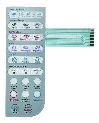 Imagem de Membrana Painel Teclado Microondas Electrolux MEF33