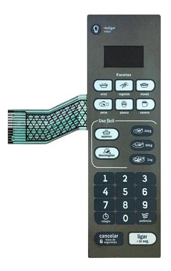 Membrana Teclado Forno Microondas Consul Cmo20 Cmo 20 CM020BFANA 20 Litros Menor preço em Membrana Teclado Forno Microondas Consul Cmo20 Cmo 20 CM020BFANA 20 Litros