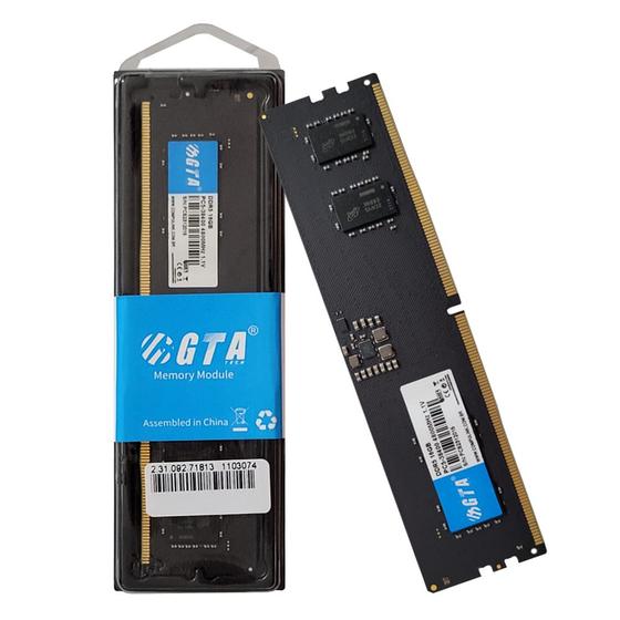 Imagem de Memoria 16Gb Ddr5 4800 CL40 1.1V Desktop UDIMM GT16G4800DDR5 GTA Tech