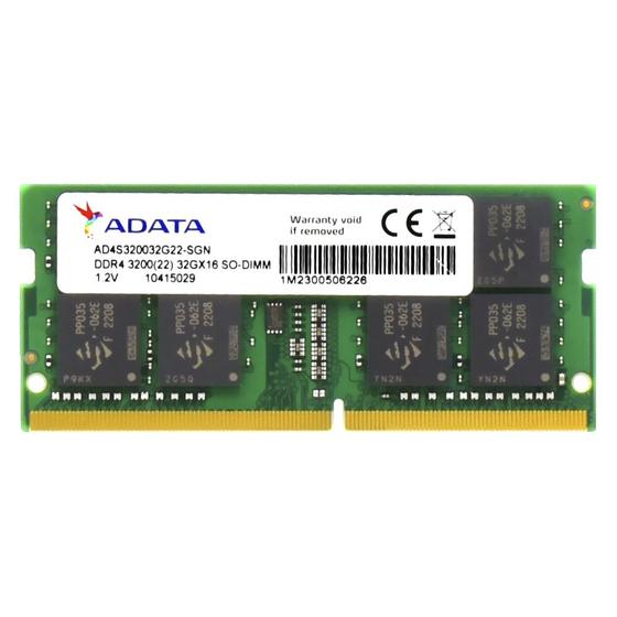 Imagem de Memoria 32gb ddr4 3200mhz adata ad4s320032g22-sgn - notebook